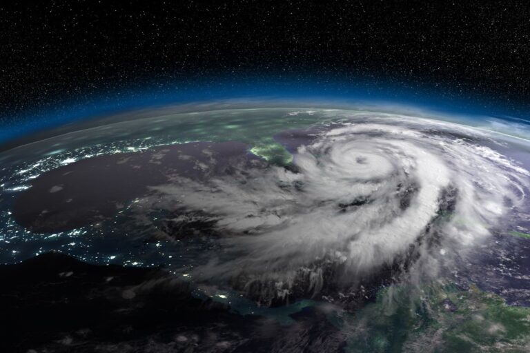 Hurricane from space